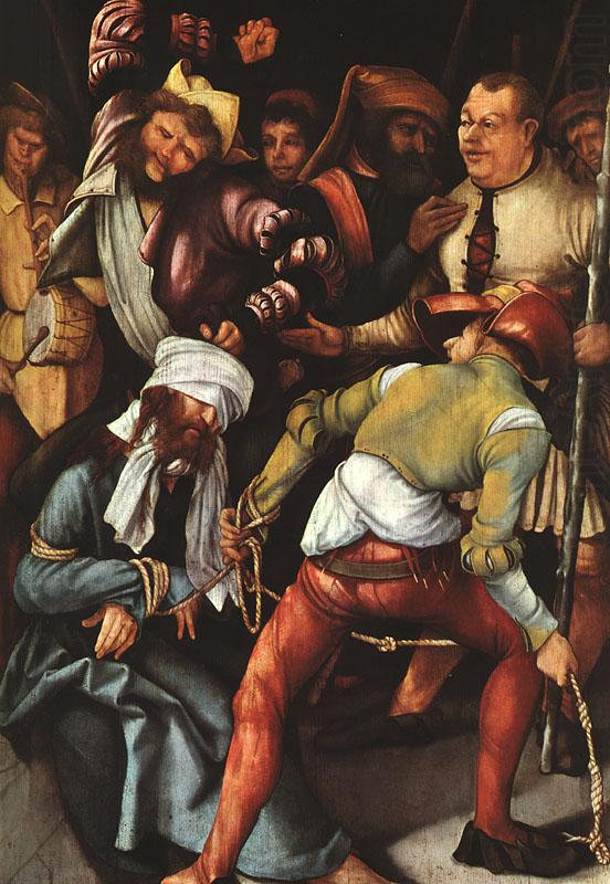 The Mocking of Christ,  Matthias  Grunewald